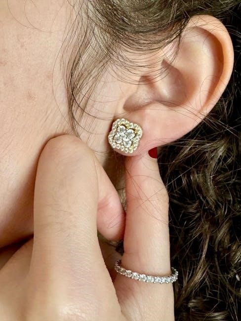 diamond earring size guide