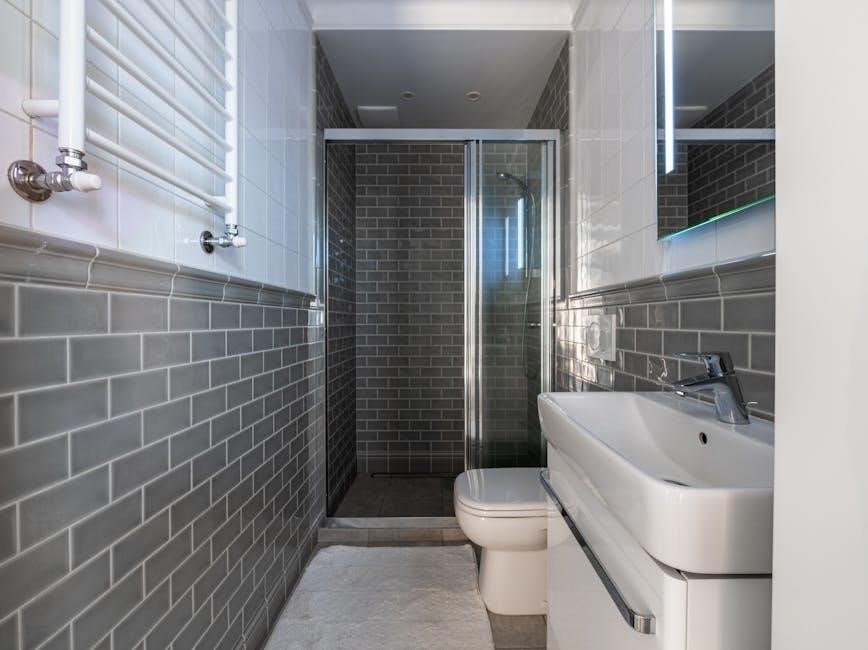 sliding shower door bottom guide with screw